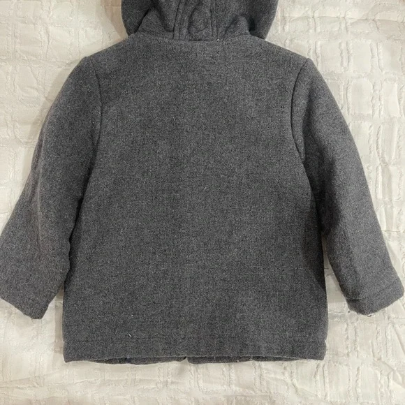 Vintage Zara boys pea coat size 2/3 - Picture 3 of 3